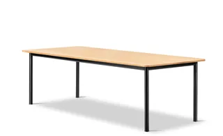 Plan Table 240 x 100 cm by Fredericia in Oak veneer lacquered, FSC Mix 70%, Black, 240 × 100 cm, height 73 cm – product photo 1 of 2