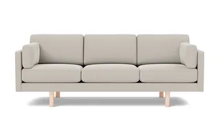 EJ220 Sofa, 3 seater, 212 cm von Fredericia in Erik 3790 Linen, Oak soap treated, FSC Mix 70% – Produktfoto 4 von 4