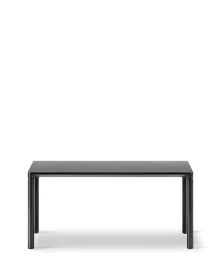 Piloti Alu, 75x39 cm by Fredericia in Laminate Fenix NTM Black, Black lacquered aluminium, 35 cm – product photo 2 of 2
