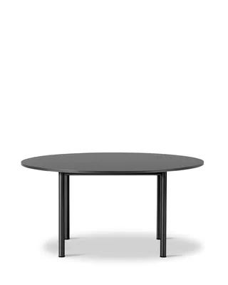 Plan Table Ø150 cm by Fredericia in Laminate Fenix NTM Black, Black, Ø150 cm, height 73 cm – product photo 2 of 2