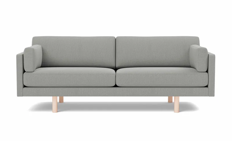 EJ220 Sofa, 3 seater, 212 cm by Fredericia in Re-Wool 128, Oak soap treated, FSC Mix 70% – product photo 4 of 4