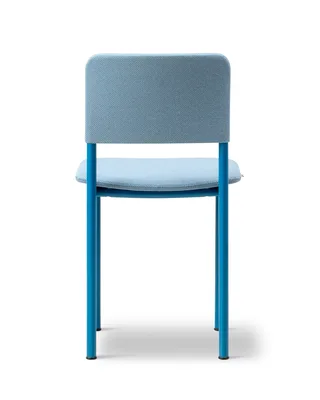 Plan Chair Fully Upholstered von Fredericia in Twillwool 2001, Signal blue – Produktfoto 2 von 4