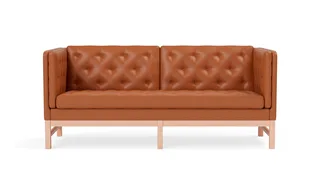 EJ315 Sofa, 2½ seater, 180 cm by Fredericia in Leather Max 95, Cognac, Oak light oil – product photo 4 of 4