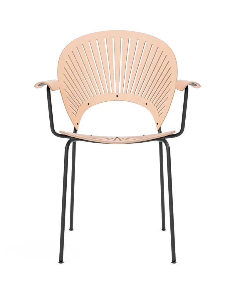 Trinidad Armchair de Fredericia en Beech, lacquer, FSC Mix 70%, Black, smooth – photo du produit 4 sur 4