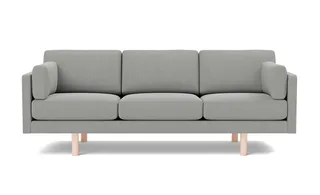 EJ220 Sofa, 3 seater, 212 cm van Fredericia in Re-Wool 128, Oak soap treated, FSC Mix 70% – productfoto 4 van 4