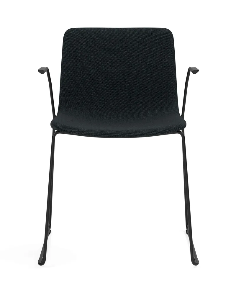 Pato Sledge Armchair by Fredericia in Connect 60999, Black – product photo