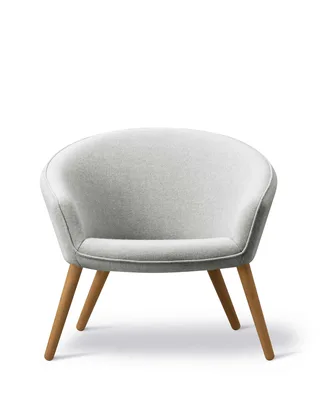 Ditzel Lounge Chair van Fredericia in Hallingdal 116, Oak oil, FSC Mix 70% – productfoto 4 van 4