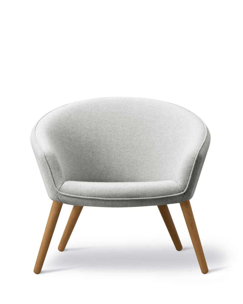 Ditzel Lounge Chair van Fredericia in Hallingdal 116, Oak oil, FSC Mix 70% – productfoto 4 van 4