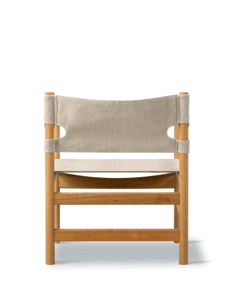 Canvas 21 Chair de Fredericia en Natural canvas, Oak oil, FSC Mix 70% – photo du produit 1 sur 4