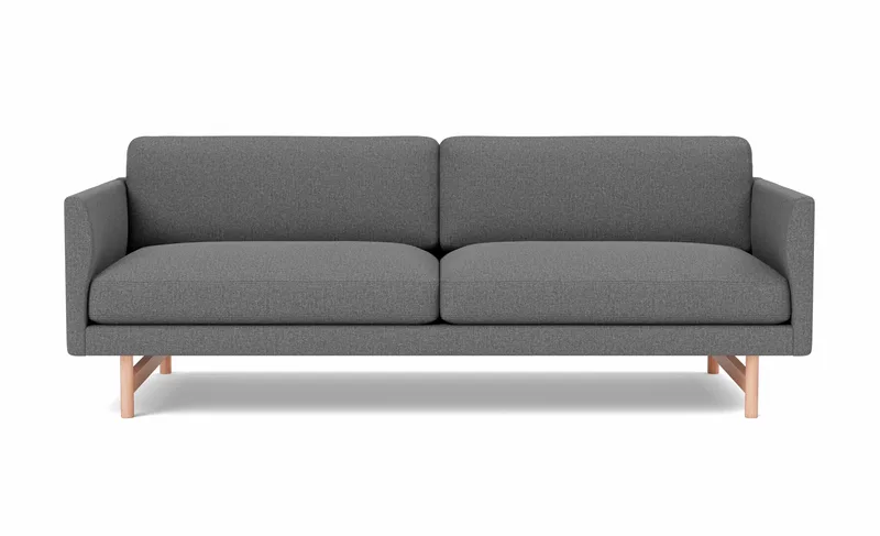 Calmo Sofa, 2½ seater, 200 cm de Fredericia en Sunniva 242, Oak lacquer, FSC Mix 70% – photo du produit