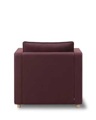 Jota Lounge Chair van Fredericia in Vidar 693, Oak light oil, FSC Mix 70%, Arm cushions not included – productfoto 8 van 10