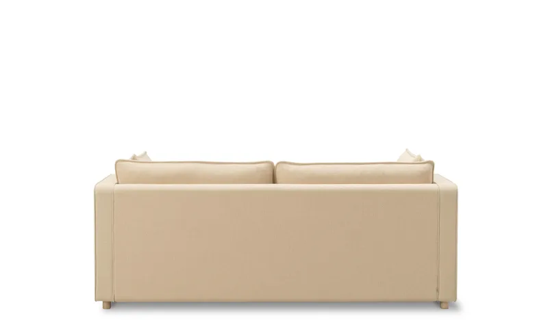 Jota Sofa, 2 seater, 185 cm by Fredericia in Vidar 323, Oak light oil, FSC Mix 70%, Arm cushions included – product photo 3 of 6