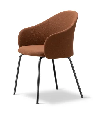 Gomo Armchair Tube Base von Fredericia in Myr 362, Black – Produktfoto 1 von 2