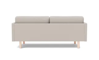 EJ220 Sofa, 2½ seater, 185 cm by Fredericia in Erik 3790 Linen, Oak soap treated, FSC Mix 70% – product photo 3 of 4