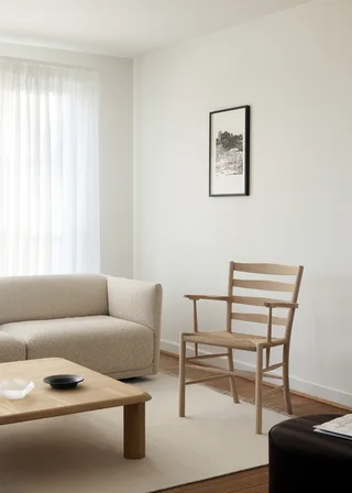 Klint Armchair by Fredericia in Natural paper cord, Oak soap, FSC Mix 70% – interior photo 1 of 5