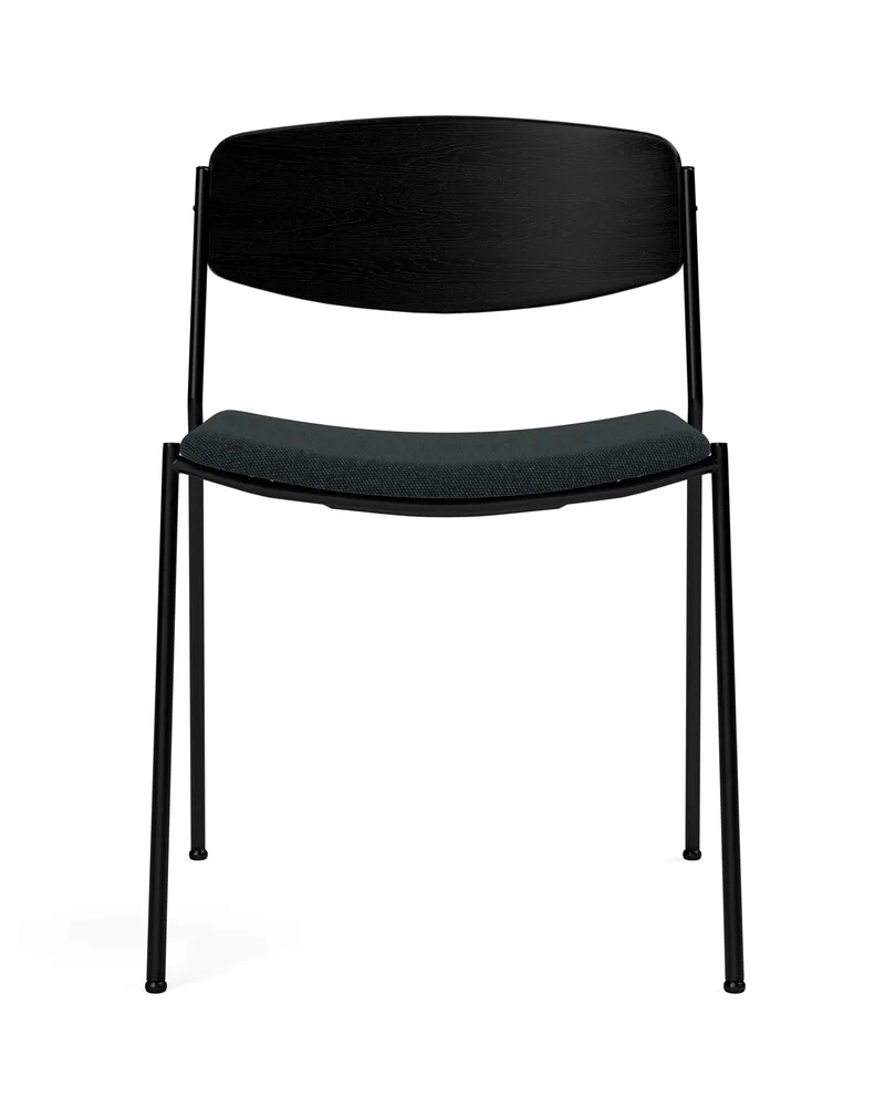 Lynderup Chair Seat upholstered by Fredericia in Connect 60999, Black ash, FSC Mix 70%, Black lacquer – product photo 4 of 4