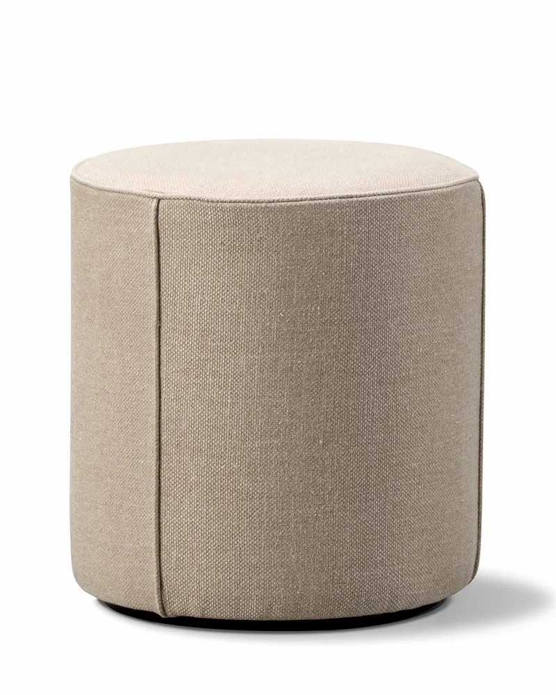 Mono Pouf Ø39 by Fredericia in Grand Linen Naturel 0024 – product photo