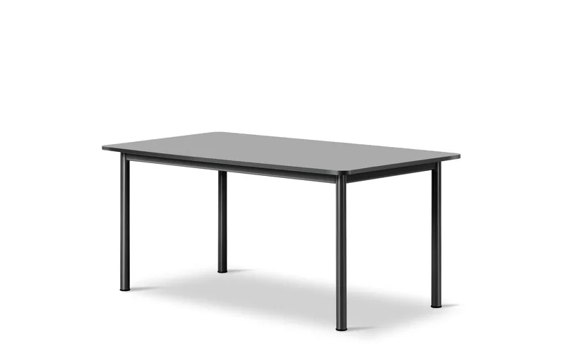 Plan Table 160 x 90 by Fredericia in Laminate Fenix NTM Black, Black, 160 × 90 cm, height 73 cm – product photo 1 of 2