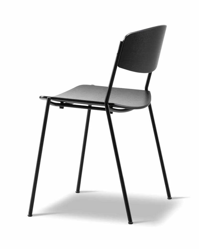 Lynderup Chair by Fredericia in Black ash, FSC Mix 70%, Black lacquer – product photo 6 of 8