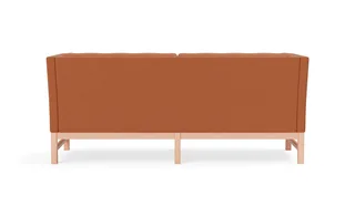 EJ315 Sofa, 2½ seater, 180 cm by Fredericia in Leather Max 95, Cognac, Oak light oil – product photo 2 of 4