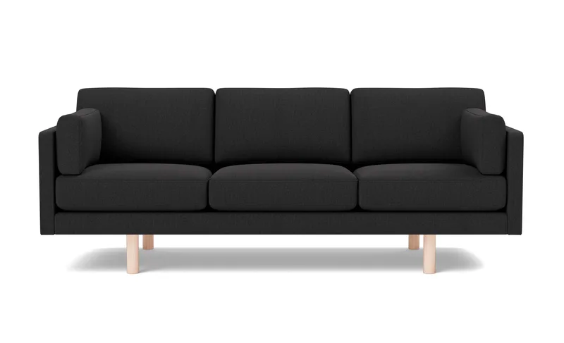 EJ220 Sofa, 3 seater, 212 cm von Fredericia in Re-Wool 198, Oak soap treated, FSC Mix 70% – Produktfoto 4 von 4