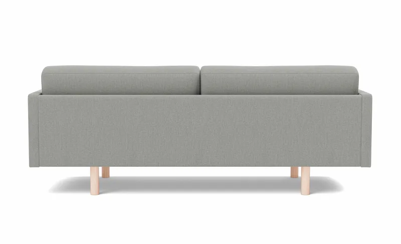 EJ220 Sofa, 3 seater, 212 cm by Fredericia in Re-Wool 128, Oak soap treated, FSC Mix 70% – product photo 2 of 4