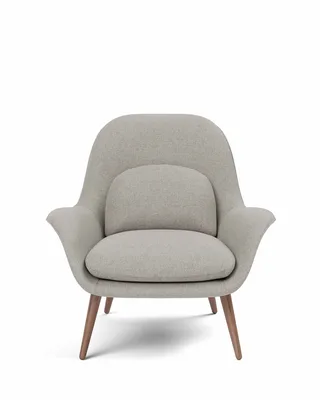 Swoon Lounge de Fredericia en Sunniva 717, Walnut lacquer – photo du produit 4 sur 4