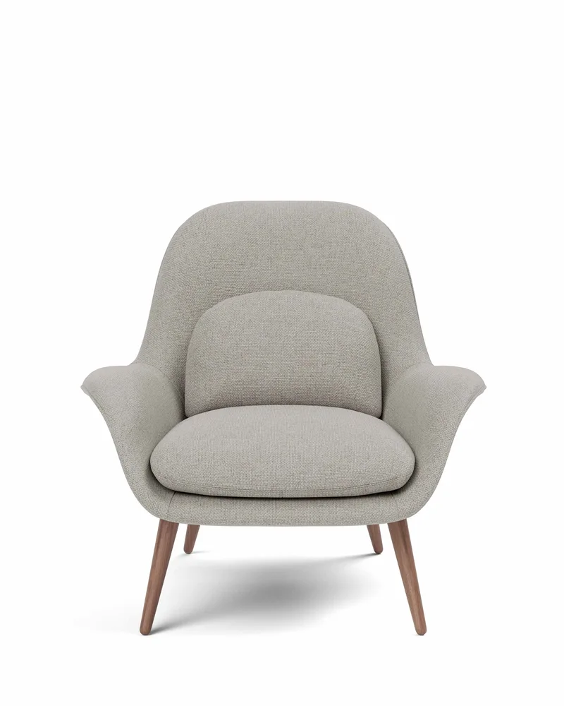 Swoon Lounge de Fredericia en Sunniva 717, Walnut lacquer – photo du produit 4 sur 4