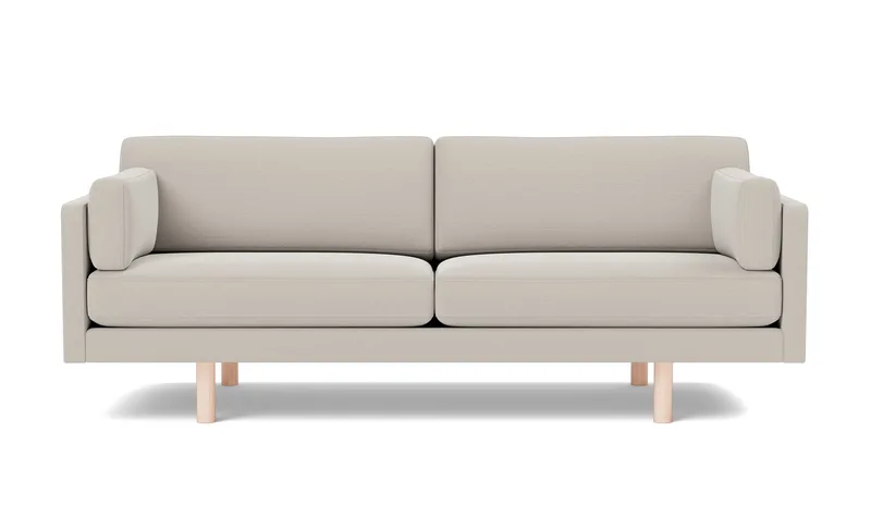 EJ220 Sofa, 3 seater, 212 cm by Fredericia in Erik 3790 Linen, Oak soap treated, FSC Mix 70% – product photo 4 of 4
