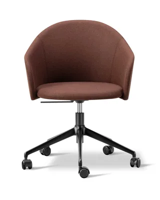 Gomo Armchair Swivel Base 5-star von Fredericia in Blazer CUZ4D, Dunalk, Black – Produktfoto 2 von 2