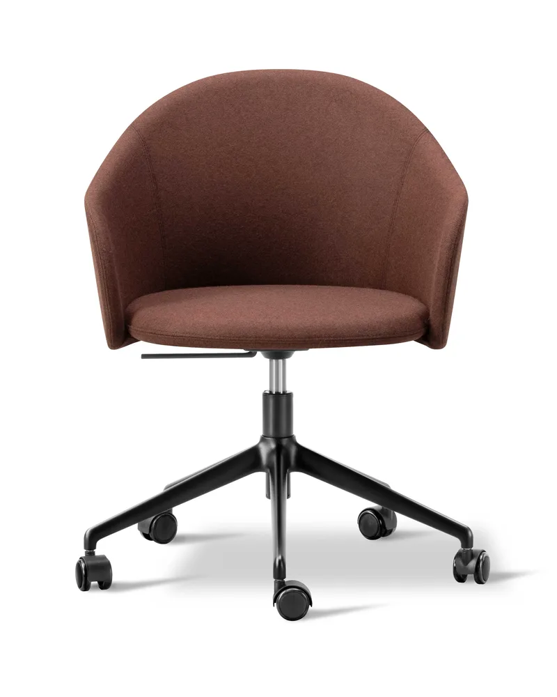 Gomo Armchair Swivel Base 5-star von Fredericia in Blazer CUZ4D, Dunalk, Black – Produktfoto 2 von 2