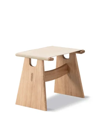 Seto Stool von Fredericia in Natural canvas, Oak light oil – FSC Mix 70% – Produktfoto 5 von 6