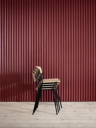 Lynderup Chair by Fredericia in Oak lacquer, FSC Mix 70%, Black lacquer – interior photo 2 of 7