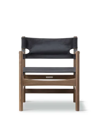 Canvas 21 Chair von Fredericia in Black canvas, Smoked oak, olied, FSC Mix 70% – Produktfoto 5 von 5