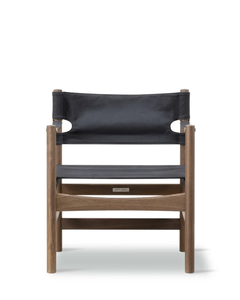 Canvas 21 Chair von Fredericia in Black canvas, Smoked oak, olied, FSC Mix 70% – Produktfoto 5 von 5