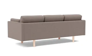 EJ220 Sofa, 3 seater, 212 cm de Fredericia en Erik 9998 Broken Grey, Oak soap treated, FSC Mix 70% – photo du produit 3 sur 4