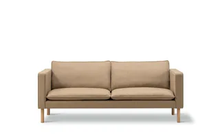 Jota Sofa on Legs, 2-pers., 185 cm by Fredericia in Mood 4104, Oak light oil, FSC Mix 70%, Arm cushions not included – product photo 4 of 4