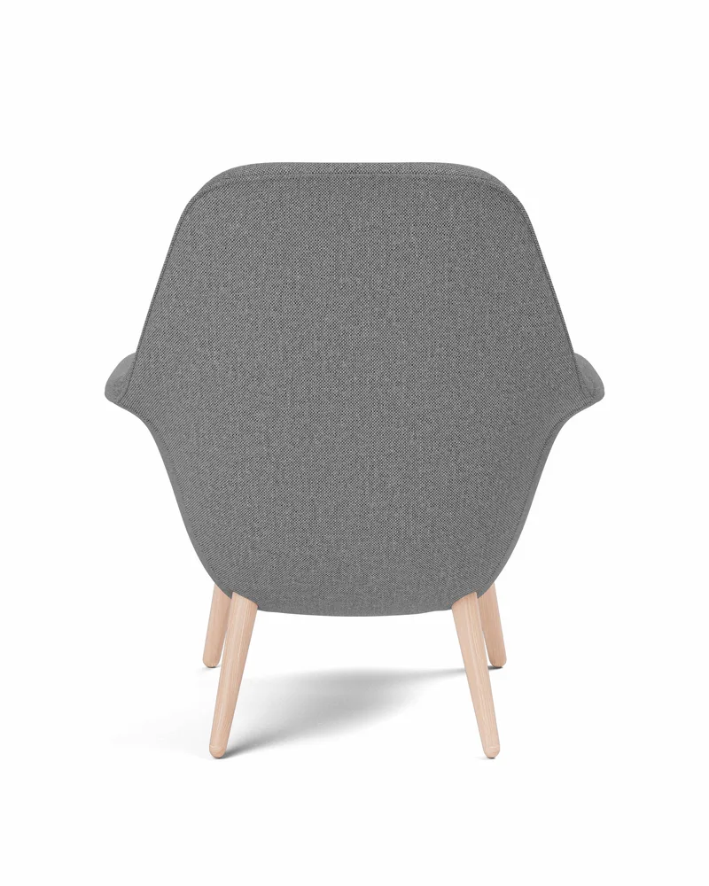 Swoon Lounge Petit Wood base by Fredericia in Sunniva 242, Oak lacquer, FSC Mix 70% – product photo 2 of 4