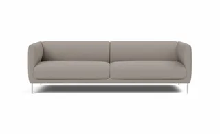Konami Sofa, 2½ seater, 235 cm by Fredericia in Sisu 0125, Stainless steel, brushed – product photo 3 of 3