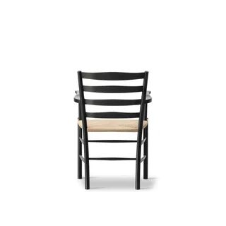 Klint Armchair by Fredericia in Natural paper cord, Oak black lacquer, FSC Mix 70% – product photo 3 of 5