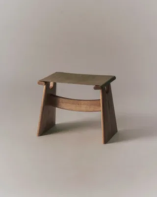 Seto Stool von Fredericia in Natural canvas, Oak light oil – FSC Mix 70% – Produktfoto 2 von 6
