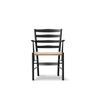 Klint Armchair by Fredericia in Natural paper cord, Oak black lacquer, FSC Mix 70% – product photo 5 of 5