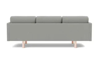 EJ220 Sofa, 3 seater, 212 cm van Fredericia in Re-Wool 128, Oak soap treated, FSC Mix 70% – productfoto 2 van 4