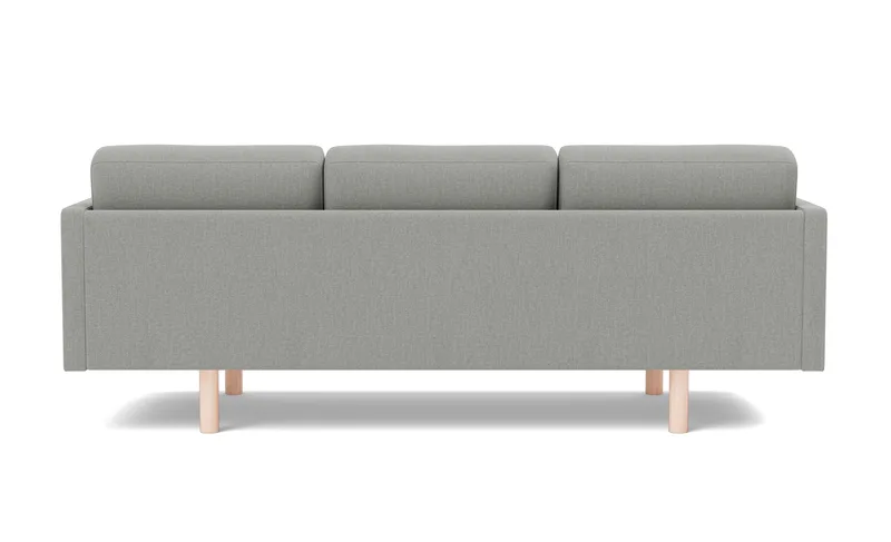 EJ220 Sofa, 3 seater, 212 cm van Fredericia in Re-Wool 128, Oak soap treated, FSC Mix 70% – productfoto 2 van 4