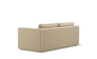 Jota Sofa, 2 seater, 185 cm by Fredericia in Vidar 323, Oak light oil, FSC Mix 70%, Arm cushions not included – product photo 3 of 4