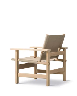 The Canvas Chair by Fredericia in Natural canvas, Oak light oil, FSC Mix 70% – product photo 4 of 6