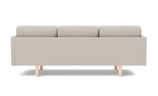 EJ220 Sofa, 3 seater, 212 cm von Fredericia in Erik 3790 Linen, Oak soap treated, FSC Mix 70% – Produktfoto 2 von 4