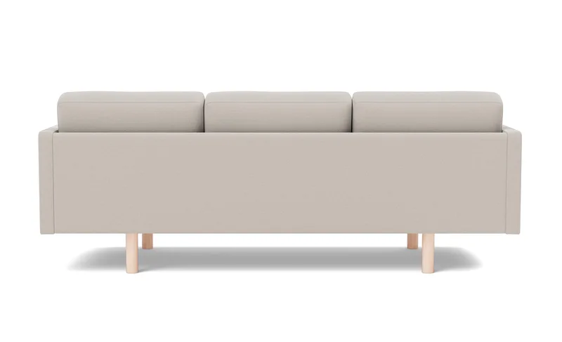 EJ220 Sofa, 3 seater, 212 cm von Fredericia in Erik 3790 Linen, Oak soap treated, FSC Mix 70% – Produktfoto 2 von 4