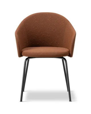 Gomo Armchair Tube Base von Fredericia in Myr 362, Black – Produktfoto 2 von 2