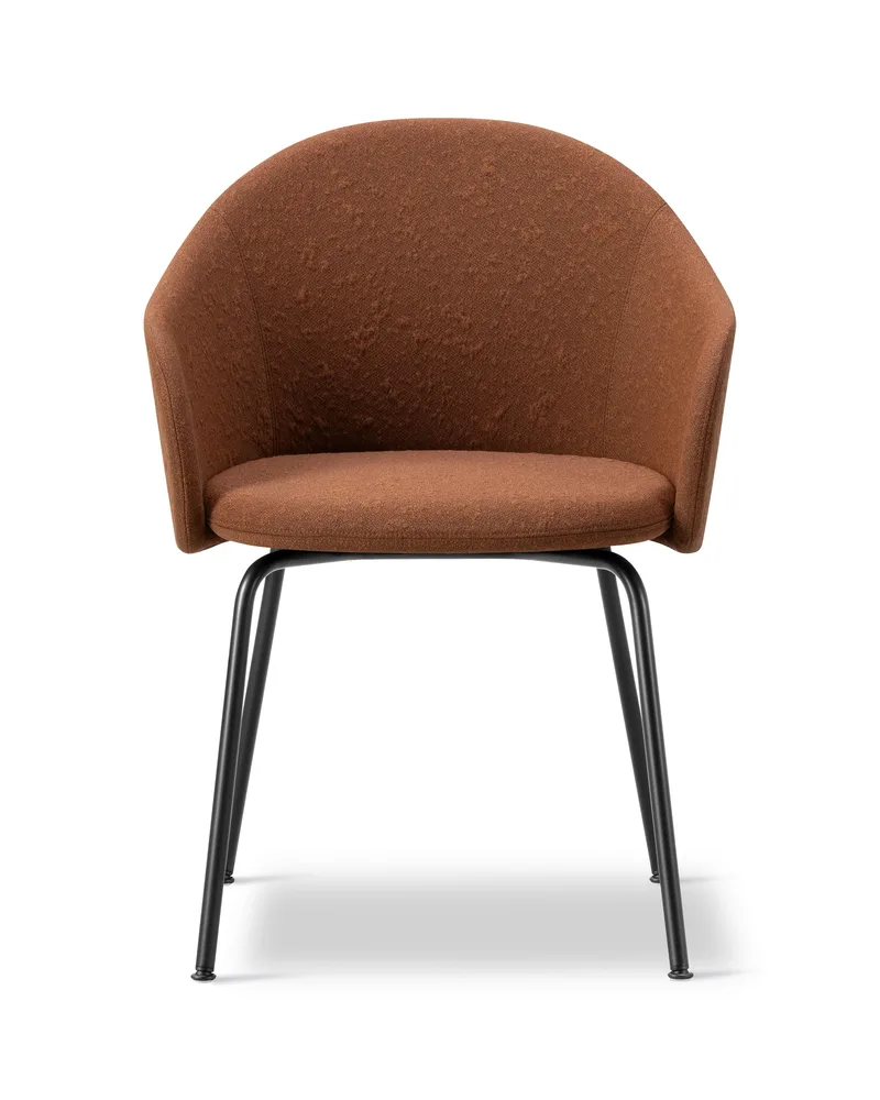 Gomo Armchair Tube Base von Fredericia in Myr 362, Black – Produktfoto 2 von 2